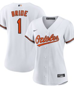 Baltimore Orioles Nike Women's #1 Bride Home Replica Jersey - White