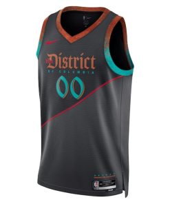 Alternative view of Washington Wizards Nike Unisex 2023/24 Custom Swingman Jersey - Black - City Edition