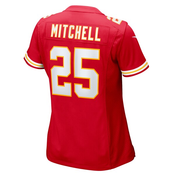 Elijah Mitchell Kansas City Chiefs Nike Women's Team Game Jersey - Red - Image 3