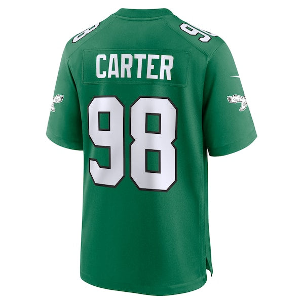 Jalen Carter Philadelphia Eagles Nike Alternate Game Jersey - Kelly Green - Image 3