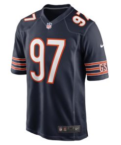Alternative view of Andrew Billings Chicago Bears Nike Game Jersey - Navy