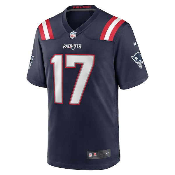 Bryce Baringer New England Patriots Nike Team Game Jersey - Navy - Image 2