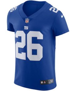 Alternative view of Saquon Barkley New York Giants Nike Vapor Untouchable Elite Player Jersey - Royal