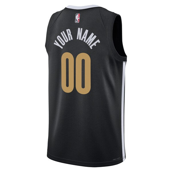 Memphis Grizzlies Nike Unisex 2023/24 Custom Swingman Jersey - Black - City Edition - Image 3