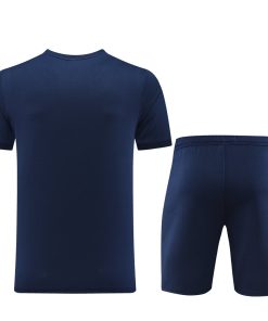 Alternative view of Puma Short Sleeve Training Jersey Set-PD01- Dark Blue