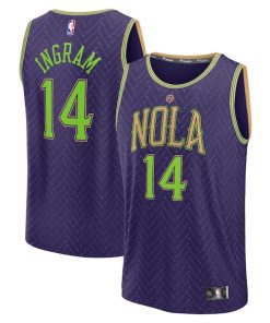 Brandon Ingram New Orleans Pelicans  2024/25 Fast Break Player Jersey - City Edition - Purple