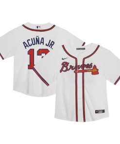 Ronald Acu?a Jr. Atlanta Braves Nike Toddler  Game Jersey - White