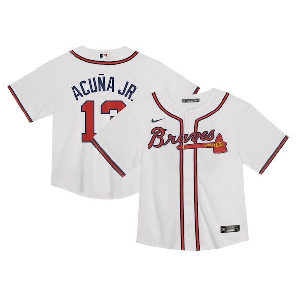 Ronald Acu?a Jr. Atlanta Braves Nike Toddler Game Jersey - White