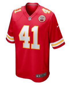 Alternative view of James Winchester Kansas City Chiefs Nike Game Jersey - Red