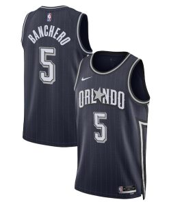 Paolo Banchero Orlando Magic Nike Unisex 2023/24 Swingman Jersey - Navy - City Edition