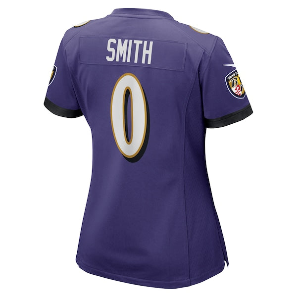 Roquan Smith Baltimore Ravens Nike Women's Team Game Jersey - Purple - Image 3