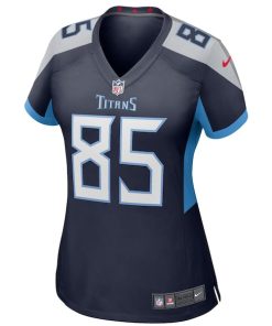 Alternative view of Derrick Mason Tennessee Titans Nike Women's Game Retired Player Jersey - Navy