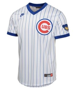 Alternative view of Chicago Cubs Nike Youth Limited Cooperstown Collection Jersey - White