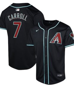 Corbin Carroll Arizona Diamondbacks Nike Youth Alternate Limited Player Jersey - Black