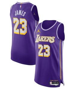 LeBron James Los Angeles Lakers Jordan Brand Unisex 2025/26 Authentic Jersey - Statement Edition - Purple