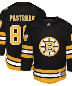 David Pastrnak Boston Bruins Youth Home Premier Player Jersey - Black