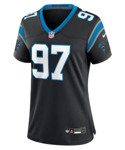 Alternative view of Bobby Brown III Carolina Panthers Nike Women's Team Game Jersey -  Black