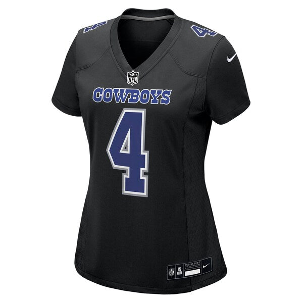 Dak Prescott Dallas Cowboys Nike Women's Fashion Game Jersey - Carbon Black - Image 2