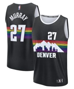 Jamal Murray Denver Nuggets  2025/26 City Edition Fast Break Jersey - Black