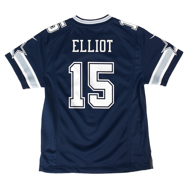Ezekiel Elliott Dallas Cowboys Nike Youth Game Jersey - Navy - Image 3