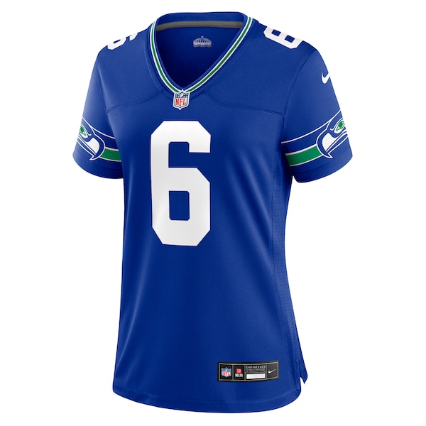 Quandre Diggs Seattle Seahawks Nike Women's Throwback Player Game Jersey - Royal - Image 2