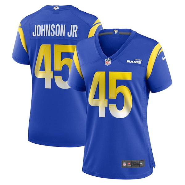 Neal Johnson Jr Los Angeles Rams Nike Women's Game Jersey - Royal
