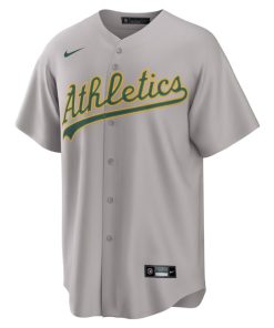 Alternative view of Athletics Nike Away Replica 2.0 Jersey - Gray