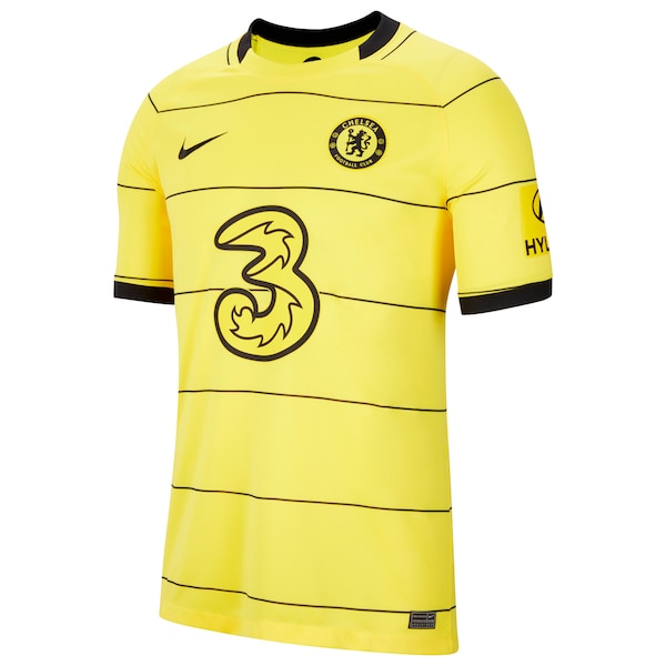 Romelu Lukaku Chelsea Nike 2021/22 Away Replica Player Jersey - Yellow - Image 2