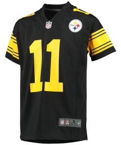 Alternative view of Chase Claypool Pittsburgh Steelers Nike Youth Alternate Player Game Jersey - Black