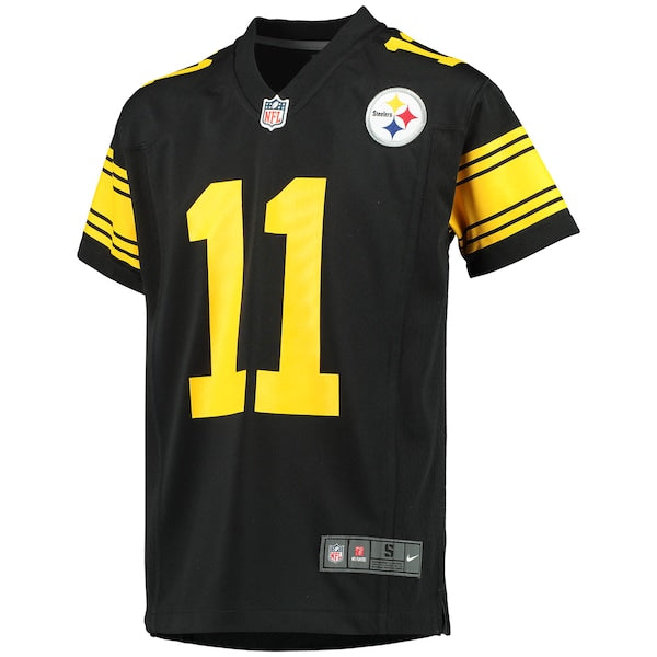 Chase Claypool Pittsburgh Steelers Nike Youth Alternate Player Game Jersey - Black - Image 2