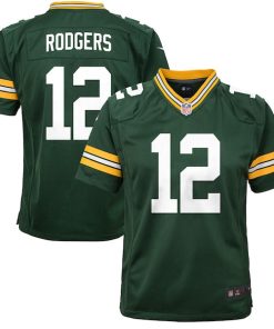 Aaron Rodgers Green Bay Packers Nike Youth Game Jersey - Green