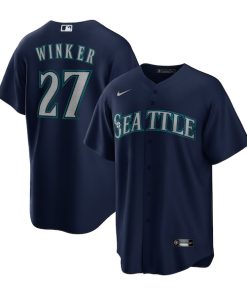 Jesse Winker Seattle Mariners Nike Alternate Replica Player Jersey - Navy