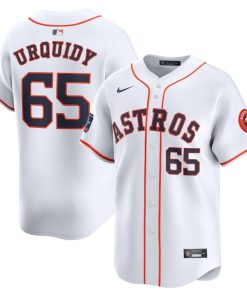 Jose Urquidy Houston Astros Nike 2024 MLB World Tour Mexico City Series Home Limited Player Jersey - White