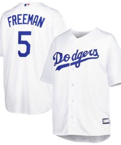 Freddie Freeman Los Angeles Dodgers Big & Tall Replica Player Jersey - White