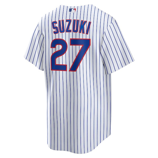 Seiya Suzuki Chicago Cubs Nike Home Replica Jersey - White - Image 3