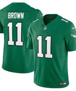A.J. Brown Philadelphia Eagles Nike Vapor F.U.S.E. Limited Jersey - Kelly Green/Green