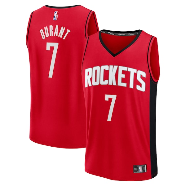 Kevin Durant Houston Rockets Fast Break Replica Player Jersey - Icon Edition - Red