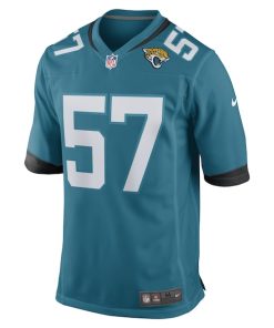 Alternative view of Caleb Johnson Jacksonville Jaguars Nike Game Player Jersey - Teal