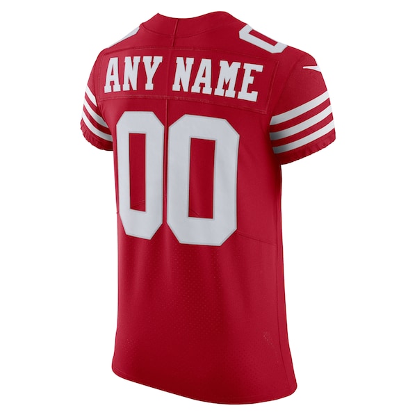 San Francisco 49ers Nike Vapor Elite Custom Jersey - Scarlet - Image 3