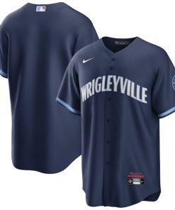 Chicago Cubs Nike City Connect Replica Jersey - Navy
