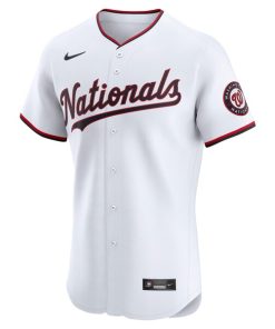 Alternative view of Washington Nationals Nike Home Elite Jersey - White
