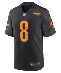 Alternative view of Brian Robinson Jr. Washington Commanders Nike Alternate Game Jersey - Black
