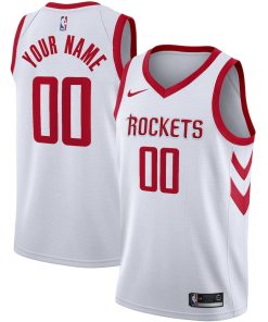 Houston Rockets Nike Swingman Custom Jersey - Association Edition - White