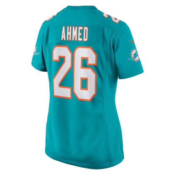Salvon Ahmed Miami Dolphins Nike Women's Game Jersey - Aqua - Image 3