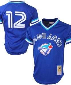 Roberto Alomar Toronto Blue Jays Cooperstown Collection Mesh Batting Practice Jersey - Royal Blue