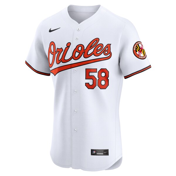 Cionel Perez Baltimore Orioles Nike Home Elite Player Jersey - White - Image 2