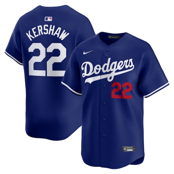 Clayton Kershaw Los Angeles Dodgers Nike Alternate Limited Player Jersey?ยจC Royal