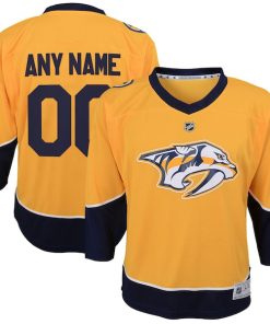 Nashville Predators Youth Home Replica Custom Jersey - Gold