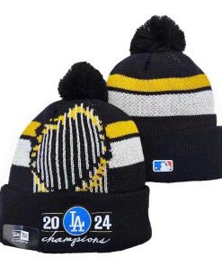 2024 Los Angeles Dodgers NLCS World Series Champions Knit Hat
