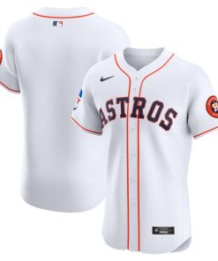 Houston Astros Nike Home Elite Patch Jersey - White